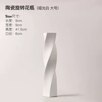 Spiral Shape Nordic Modern Ceramic Vase