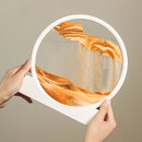 Modern Simple Glass Quick sand Painting