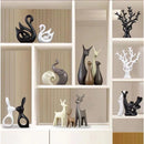 Porcelain Tree, Deer, Cat, Elephent