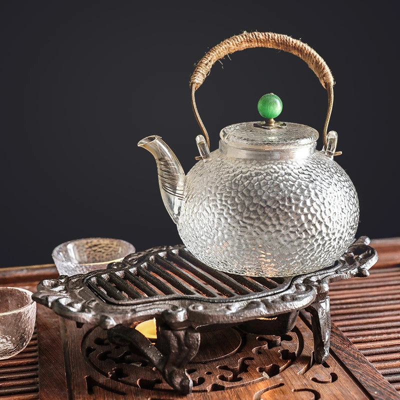 Iron Brewing Stove – Tea, Coffee & Alcohol Burner with Candle Table