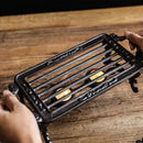 Iron Brewing Stove – Tea, Coffee & Alcohol Burner with Candle Table