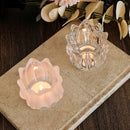 Tulip Glass Candelabra