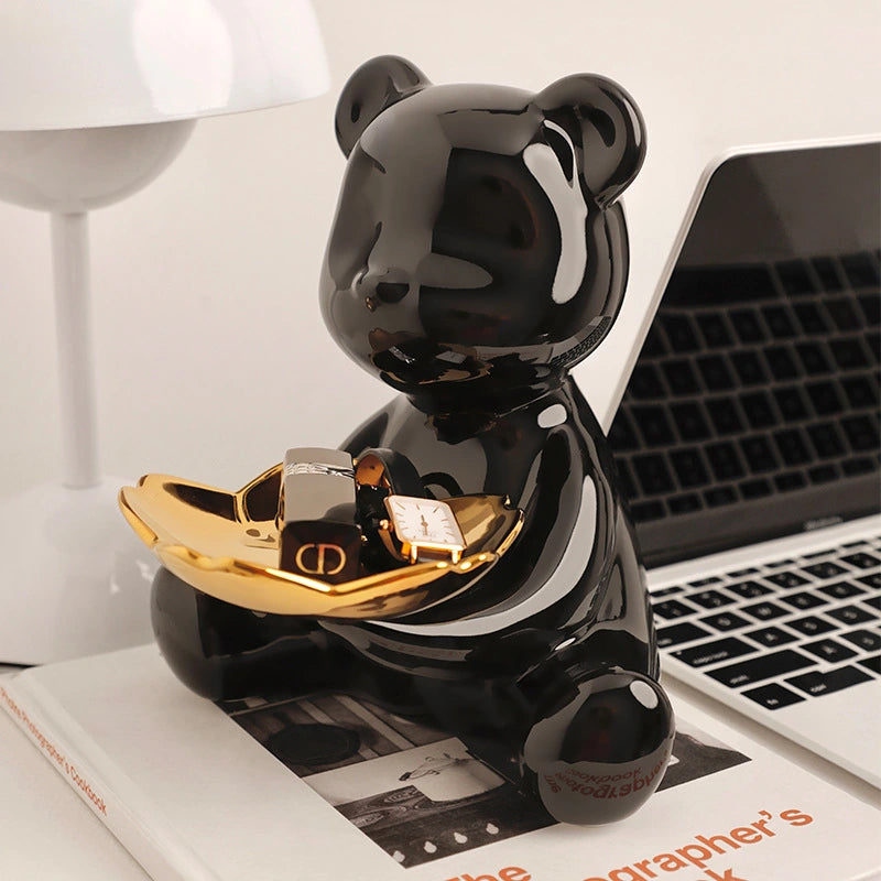 Violent Bear key storage Black Medium