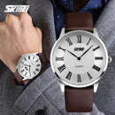 Skmie Unisex Watch Leather Waterproof